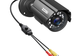 ZOSI 1080P CCTV Camera Outdoor Indoor Hybrid 4 in 1 HD TVI/CVI/AHD/CVBS Home Security Cameras System,Night Vision,Waterproof Metal Housing Bullet Cam For 960H,720P,1080P,5MP,4K analog Surveillance DVR